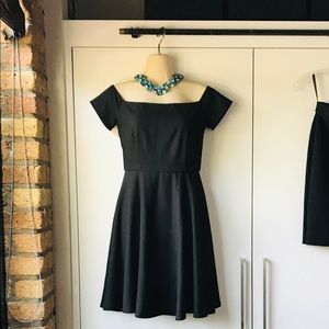 Lucy Paris Flirty Cold Shoulder Black Dress